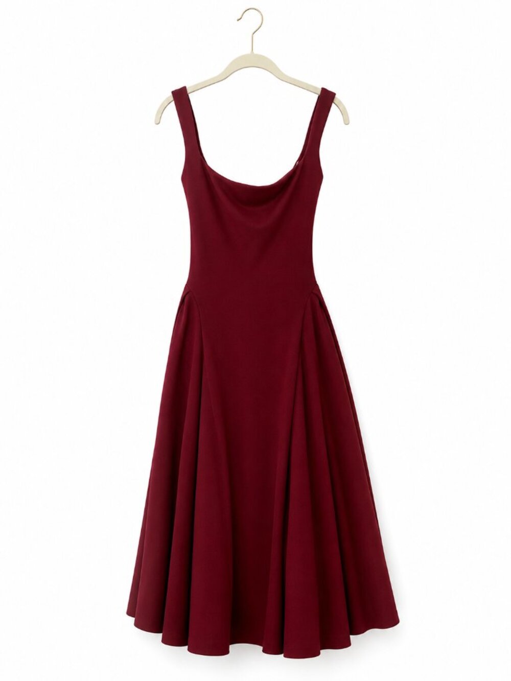 Babyboo Fashion Betty Midi Dress- Cherry Lacquer - Picture 2 of 7